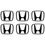 Smalll Honda logo 6 Small Vinyl Decals Car 2" 3" symbol Stickers