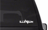 ILLENIUM EDM DJ Logo Vinyl Decal Laptop Speaker Car Window Sticker