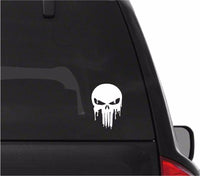 Dripping Melting Bloody Punisher Skull Vinyl Decal Car Window Laptop Sticker