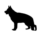 German Shepherd Vinyl Decal Car Window Laptop Dog Silhouette Sticker
