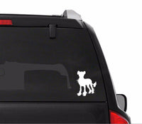 Chinese Crested Vinyl Decal Car Window Laptop Dog Breed Sticker