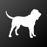 Bloodhound Vinyl Decal Car Window Laptop Dog Silhouette Sticker