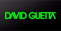 David Guetta Electro House EDM DJ Vinyl Decal Laptop Car Window Sticker