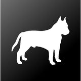 Amstaff American Staffordshire Terrier Vinyl Decal Car Window Laptop Sticker