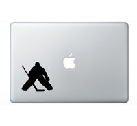 Hockey Player Goalie Silhouette Vinyl Decal Car Window Laptop Sticker