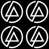 Linkin Park symbol Vinyl Decals sticker cup phone small decal Stickers Set of 4