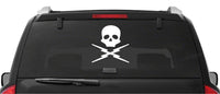 Death Proof Skull Vinyl Decal Car Truck Sticker
