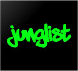Junglist Vinyl Decal Drum & Bass Jungle Music Sticker