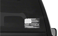 Copy of Army Veteran US Gun Flag Vinyl Decal Car Truck Window Sticker